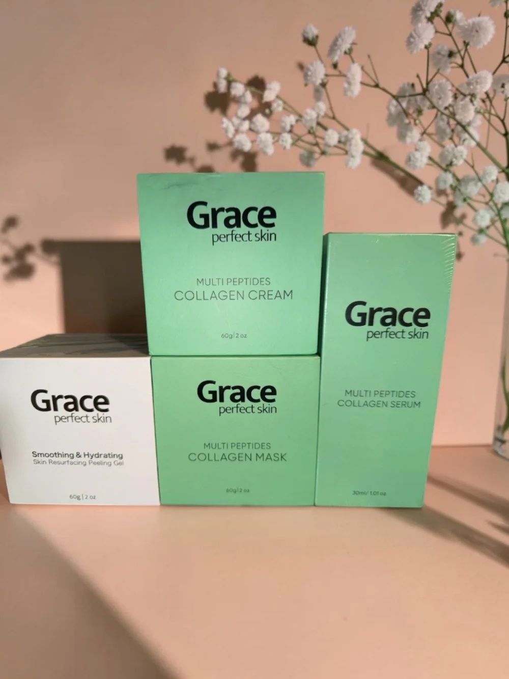 Grace Perfect Skin Cream Serum Mask Peeling Gel